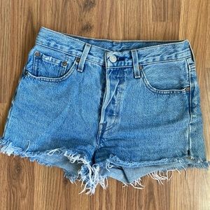 VINTAGE LEVI'S High Rise Cutoffs Jean Shorts